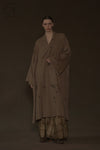 Mutedance 24 Autumn and Winter Single Button Long Coat MD-MD24FW46-CELADON